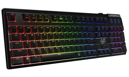 Asus Cerberus Mech RGB Aydınlatmalı Anti-Ghosting Q TR Red Switch Gaming Klavye