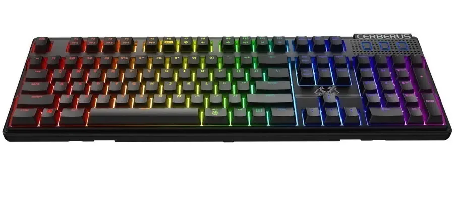 Asus Cerberus Mech RGB Aydınlatmalı Anti-Ghosting Q TR Red Switch Gaming Klavye