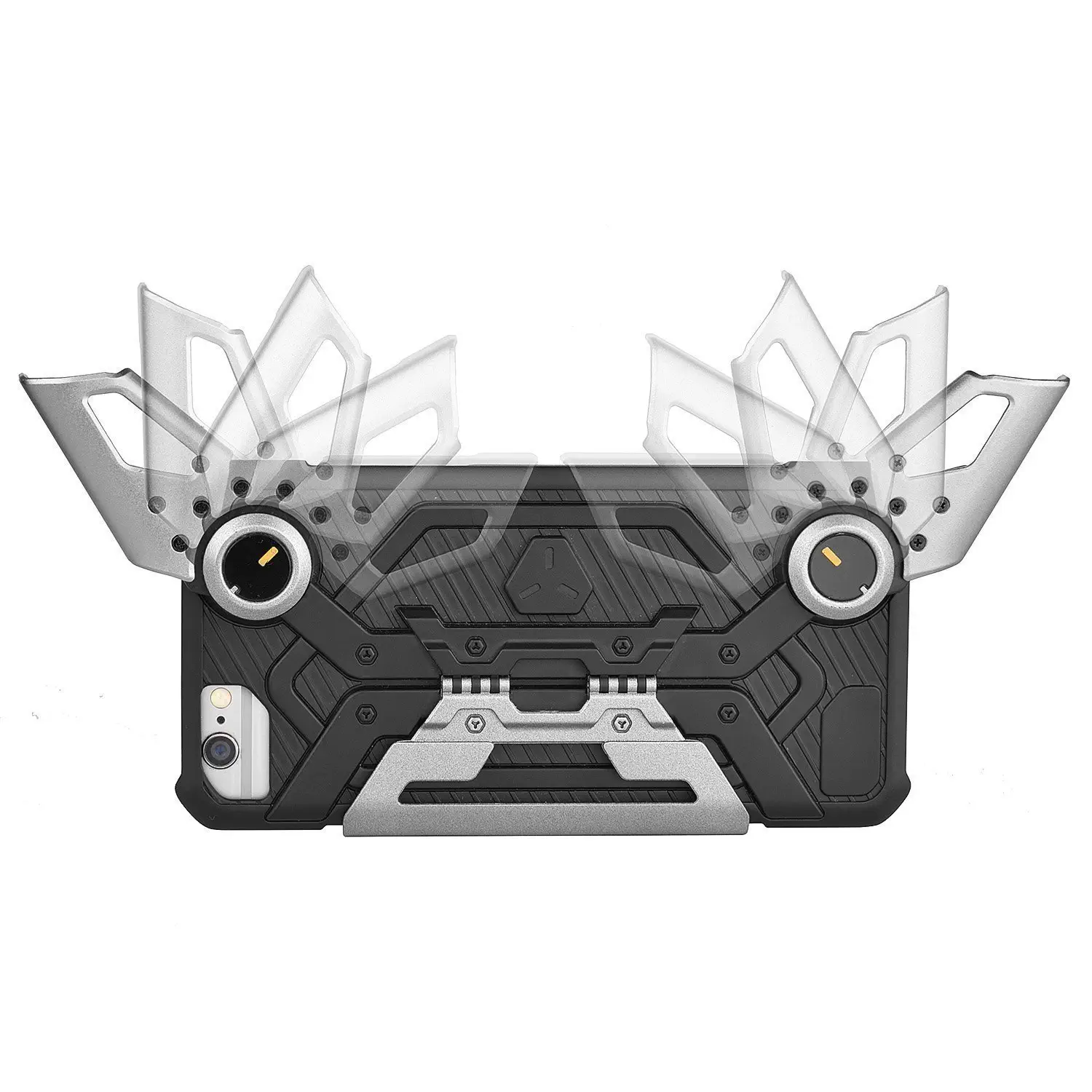 James Donkey Crab Gaming Telefon Kılıfı iPhone 6/6S/7/8 Plus Uyumlu Katlanabilir Joystick Telefon Tutacağı İşlevi 1 Saniyede Oyuna Hazır