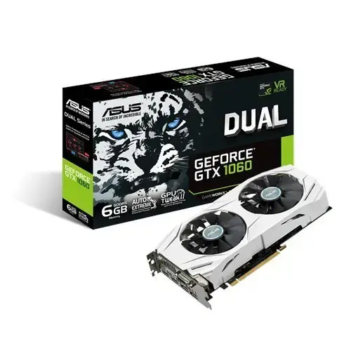 Asus DUAL-GTX1060-6G GeForce GTX 1060 6GB 192Bit GDDR5 (DX12) PCI-E 3.0 Ekran Kartı