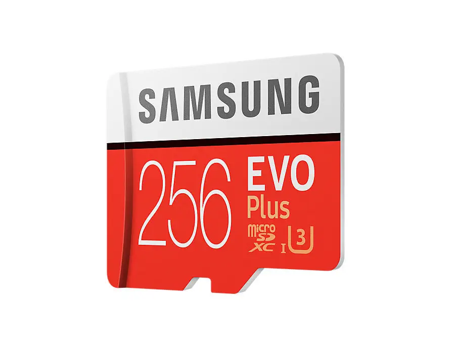 Samsung Evo Plus 256 GB MB-MC256GA/EU 100MB/s Aktarım Hızı U1 Class 10 SD Kart Adaptörlü 4K Ultra HD Kayıt Özellikli Micro SDXC Hafıza Kartı