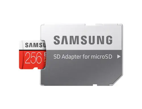 Samsung Evo Plus 256 GB  MB-MC256GA/EU 100MB/s Aktarım Hızı U1 Class 10 SD Kart Adaptörlü 4K Ultra HD Kayıt Özellikli Micro SDXC Hafıza Kartı