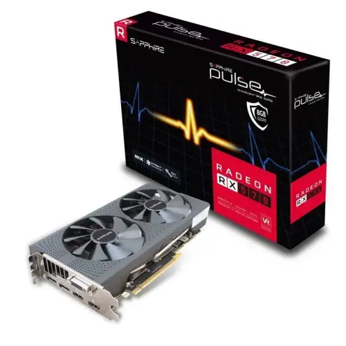 Sapphire Pulse Radeon RX 570 8G GDDR5 256Bit DX12 Gaming Ekran Kartı - 11266-36-20G
