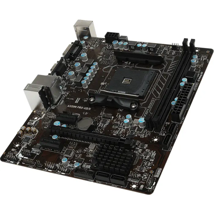 MSI A320M PRO-VD/S AMD A320 Soket AM4 DDR4 3200(OC)Mhz mATX Anakart