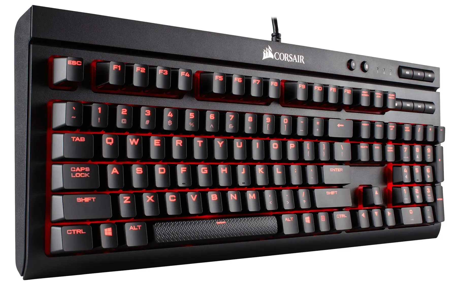 Corsair CH-9102020-TR K68 Red LED Cherry MX Red Switch Gaming Klavye