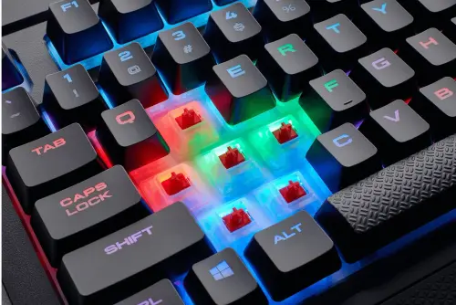 Corsair CH-9102010-TR K68 RGB Mechanical Gaming Keyboard- Cherry MX Red