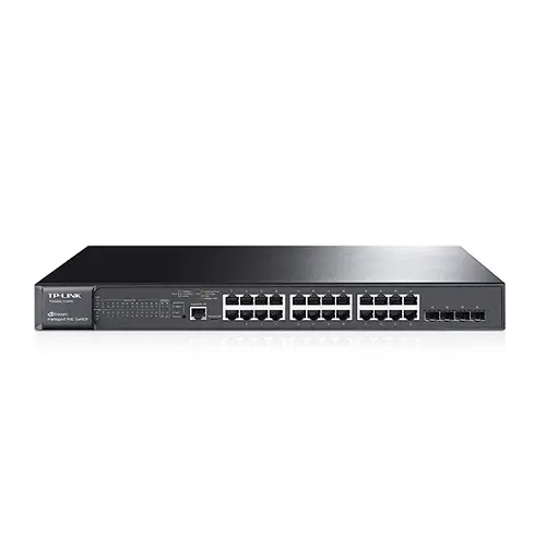 Tp-Link T2600G-28MPS (TL-SG3424P) 4 SFP Slotlu JetStream 24-Port Gigabit L2 Yönetilebilir PoE+ Switch