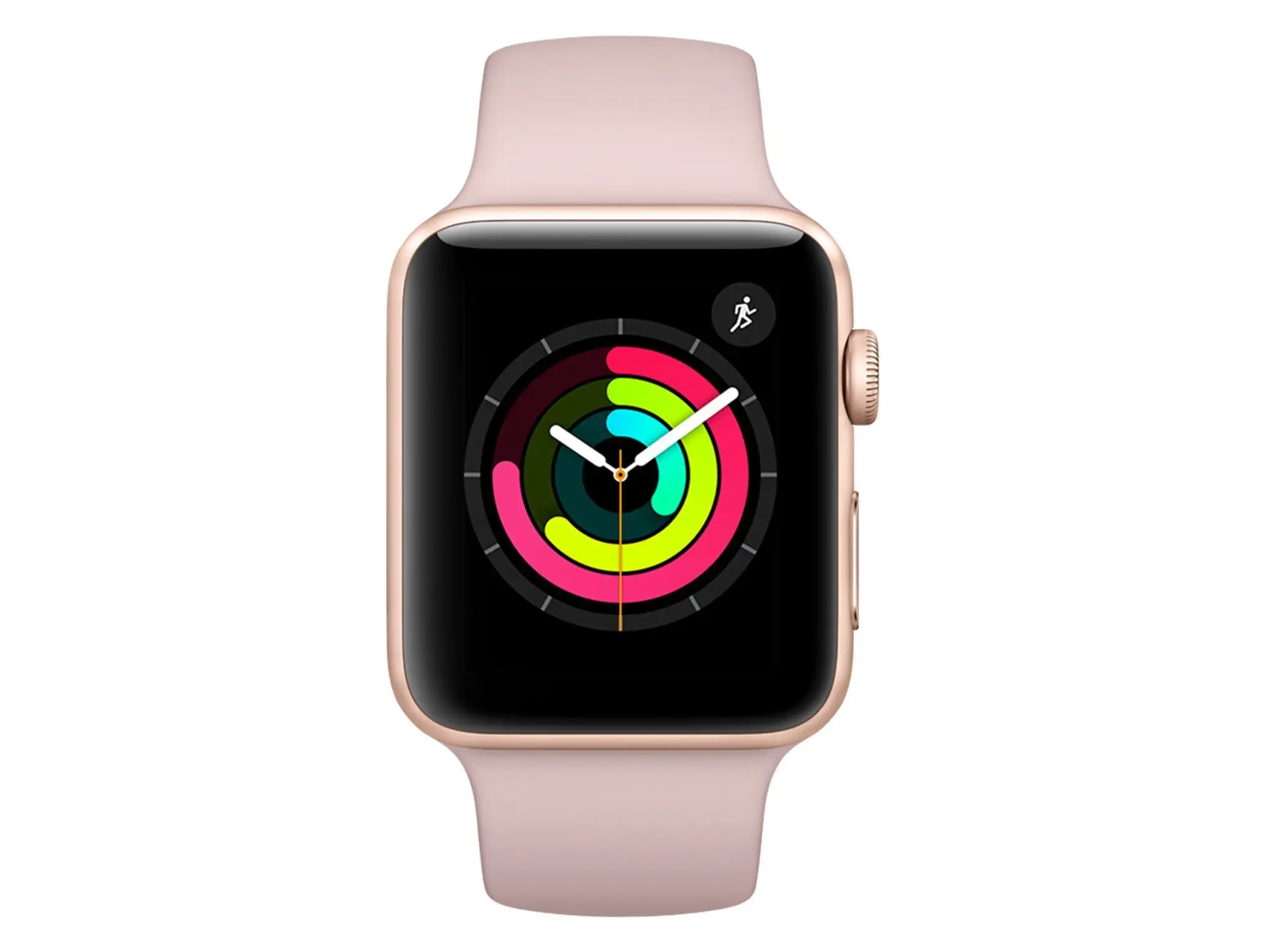 Apple Watch Series 3 GPS 42 mm Gold Alüminyum Kasa Kum Pembesi Spor Kordon MQL22TU/A -  Apple Türkiye Garantili