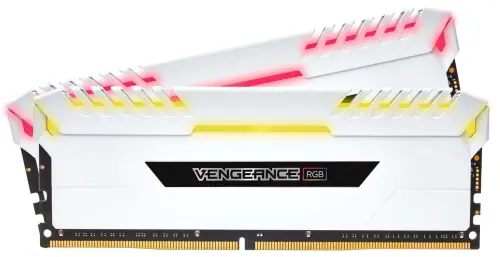 Corsair CMR16GX4M2C3000C16W 16GB (2x8GB) DDR4 3000MHz CL16 Vengeance RGB Soğutuculu Beyaz Ram 