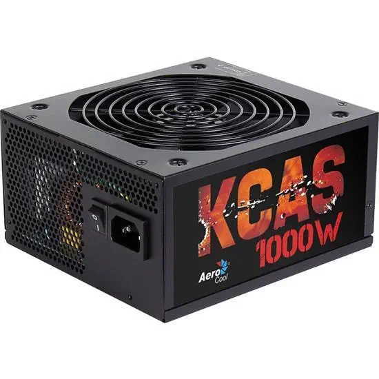 Aerocool KCAS 1000W 80+Bronze 14cm Yarı Modüler Power Supply - AE-KCAS1000M