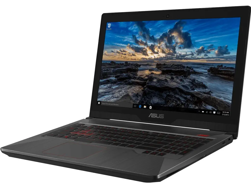 Asus ROG FX503VM-E4088 i7-7700HQ 2.80GHz 16GB 256GB SSD + 1TB 7200Rpm 6GB GTX1060 15.6″ FreeDOS Gaming Notebook