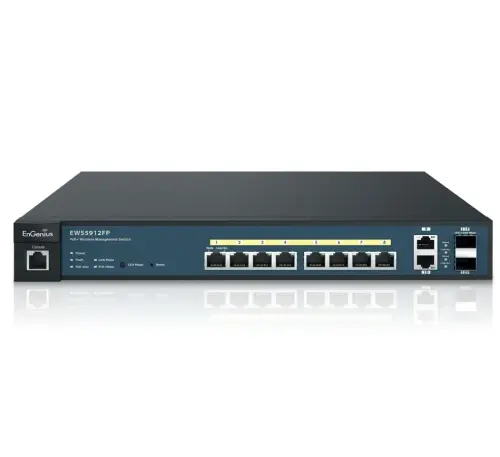 Engenius  EWS5912FP  8 Port  L2 +8P POE 2SFP  Switch