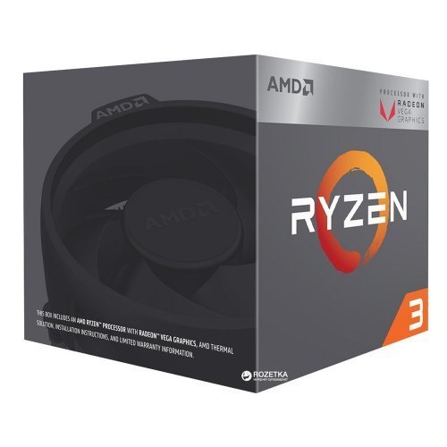 AMD Ryzen 3 2200G 3.50GHz 6MB Soket AM4 İşlemci (Fanlı)