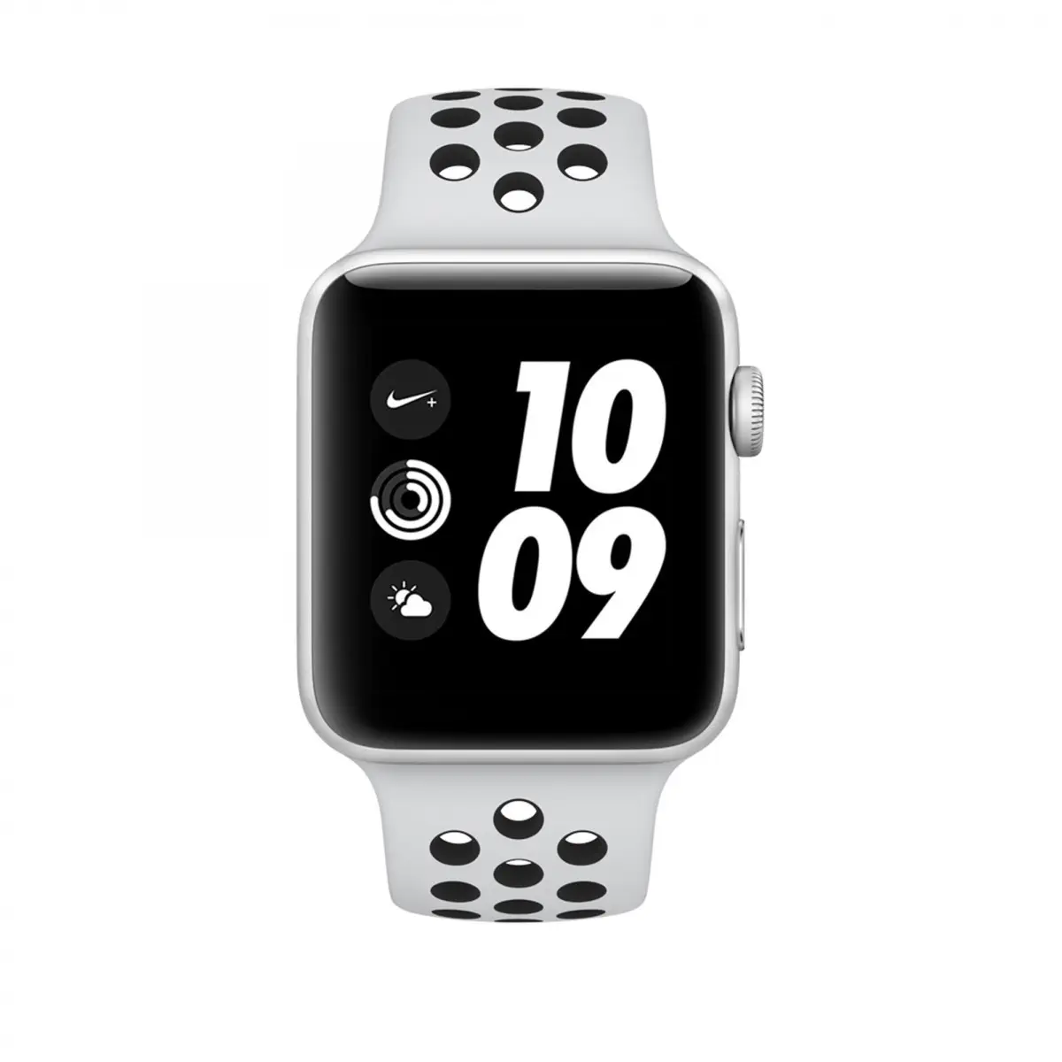 Apple Watch Nike+ GPS 42 mm Gümüş Rengi Alüminyum Kasa Saf Platin/Siyah Nike Spor Kordon MQL32TU/A - Apple Türkiye Garantili