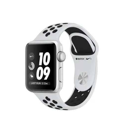 Apple Watch Nike+ GPS 42 mm Gümüş Rengi Alüminyum Kasa Saf Platin/Siyah Nike Spor Kordon MQL32TU/A - Apple Türkiye Garantili
