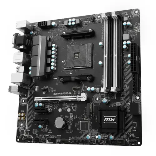 Msi B350M Bazooka AMD B350 Soket AM4 DDR4 3200(O.C.)MHz mATX Gaming(Oyuncu) Anakart