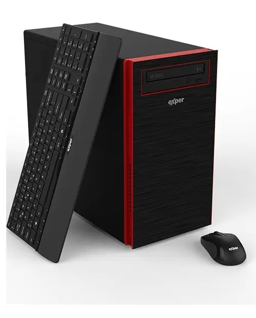 Exper Flex DEX763 Intel Core i7-7700 3.60GHz 8GB 1TB 2GB GT710 Dvd-Rw FreeDOS Masaüstü Bilgisayar