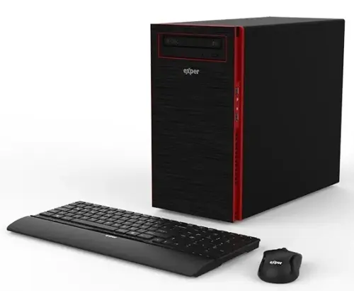 Exper Active DEX360 Intel Core i3-7100 3.90GHz 4GB 1TB OB Windows 10 Masaüstü Bilgisayar