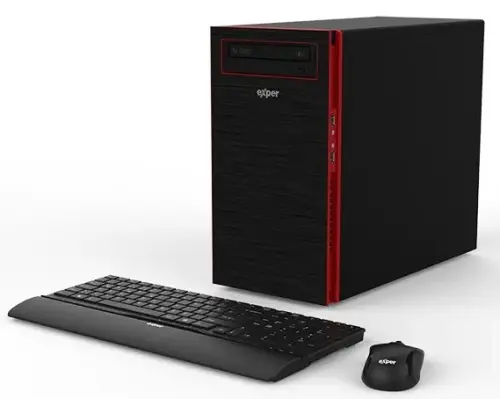 Exper Active DEX386 Intel Core i3-7100 3.90GHz 4GB 1TB 1GB GT710 Windows 10 Masaüstü Bilgisayar