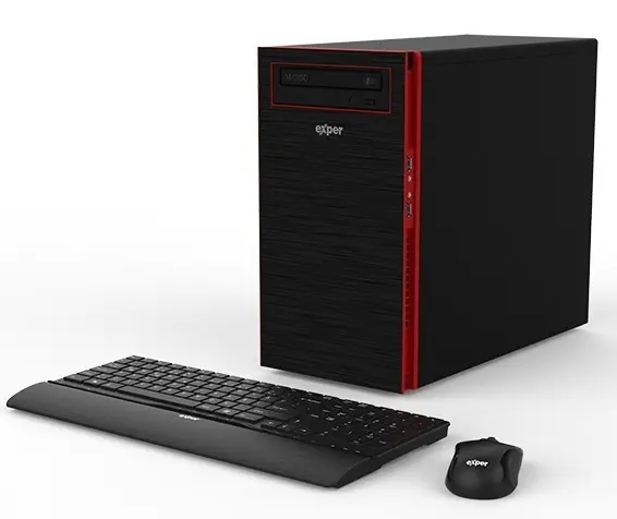 Exper Flex DEX565S Intel Core i5-7400 3.0GHz 8GB 256GB SSD FreeDOS Masaüstü Bilgisayar