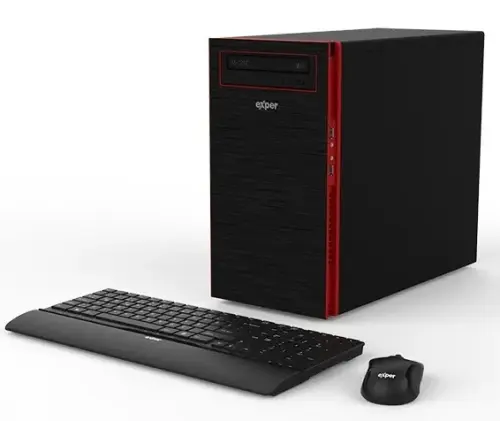 Exper Flex DEX565S Intel Core i5-7400 3.0GHz 8GB 256GB SSD FreeDOS Masaüstü Bilgisayar