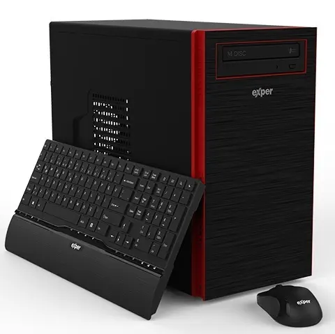 Exper Flex DEX565S Intel Core i5-7400 3.0GHz 8GB 256GB SSD FreeDOS Masaüstü Bilgisayar