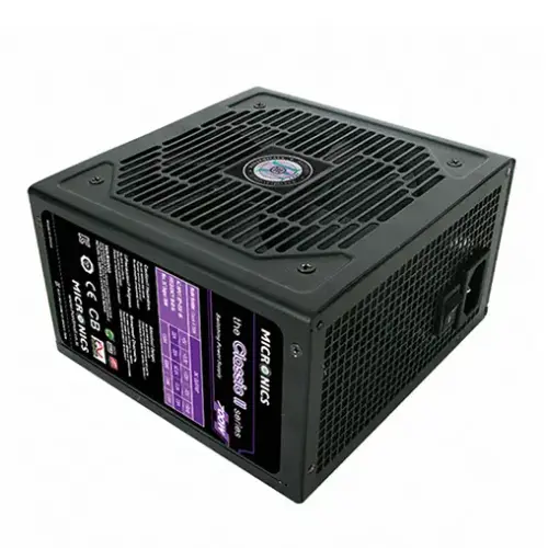 Micronics Classic II 700W 80+ Standart PCI 6+2pinX4, Sata X6, IDE X3, 12cm Fan Aktif PFC Dual Forward PSU