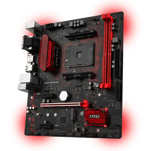 MSI A320M Gaming Pro AMD A320 Soket AM4 DDR4 3200(OC)MHz mATX Gaming Anakart