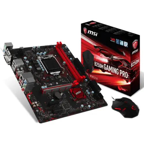 Msi B250M Gaming Pro Intel B250 Soket 1151 DDR4 2400MHz mATX Gaming(Oyuncu) Anakart