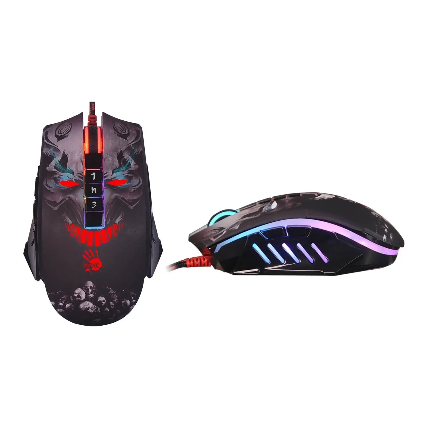 Bloody P85 Skull Multi Core 5000CPI 8 Tuş RGB Optik Gaming Mouse
