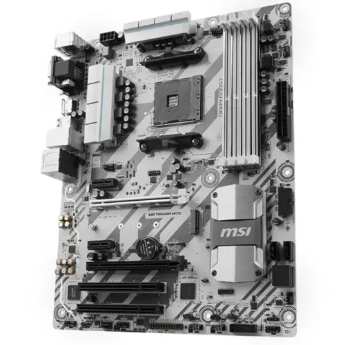Msi B350 Tomahawk Arctic Amd B350 Soket AM4 DDR4 3200(O.C.)MHz ATX Gaming(Oyuncu) Anakart