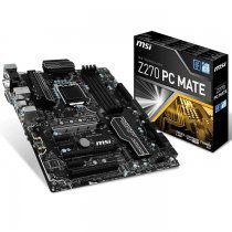 MSI Z270 Pc Mate Intel Z270 Soket 1151 DDR4 3800(O.C.)MHz ATX Gaming (Oyuncu)Anakart