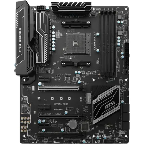 Msi X370 Sli Plus Amd X370 Soket AM4 DDR4 3200(O.C.)MHz ATX Gaming(Oyuncu) Anakart 