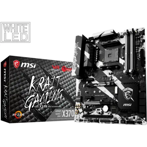 Msi X370 Krait Gaming AMD X370 Soket AM4 DDR4 3200(O.C.)MHz ATX Gaming(Oyuncu) Anakart