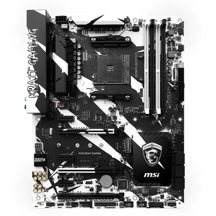 Msi X370 Krait Gaming AMD X370 Soket AM4 DDR4 3200(O.C.)MHz ATX Gaming(Oyuncu) Anakart