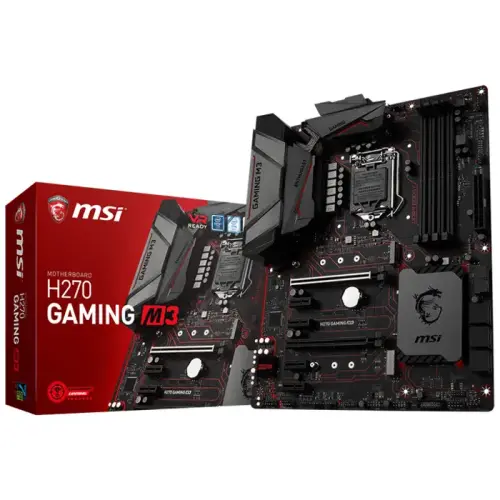 MSI H270 Gaming M3 Intel H270 Soket 1151 DDR4 2400MHz ATX Gaming(Oyuncu) Anakart