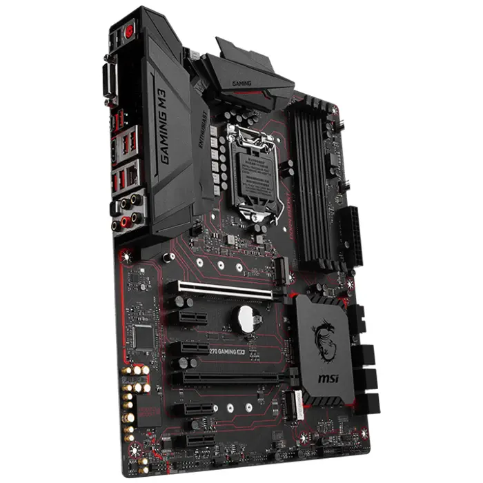 MSI H270 Gaming M3 Intel H270 Soket 1151 DDR4 2400MHz ATX Gaming(Oyuncu) Anakart