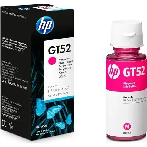 HP M0H55AE GT52 Kırmızı Şişe Mürekkep Kartuşu  GT5810-GT5820