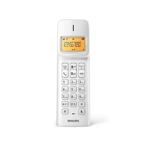 Philips D1401 Beyaz Dect Telefon