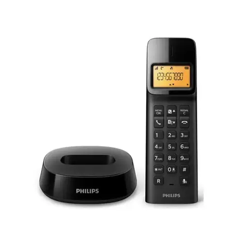 Philips D1401 Siyah Dect Telefon