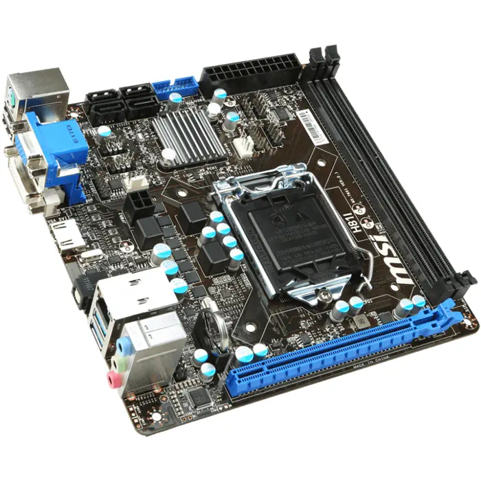 MSI H81I Intel H81 Express Soket 1150 DDR3 1600MHz Mini-ITX Anakart