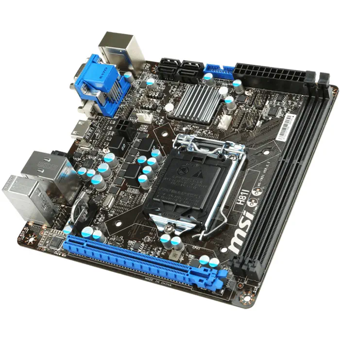 MSI H81I Intel H81 Express Soket 1150 DDR3 1600MHz Mini-ITX Anakart