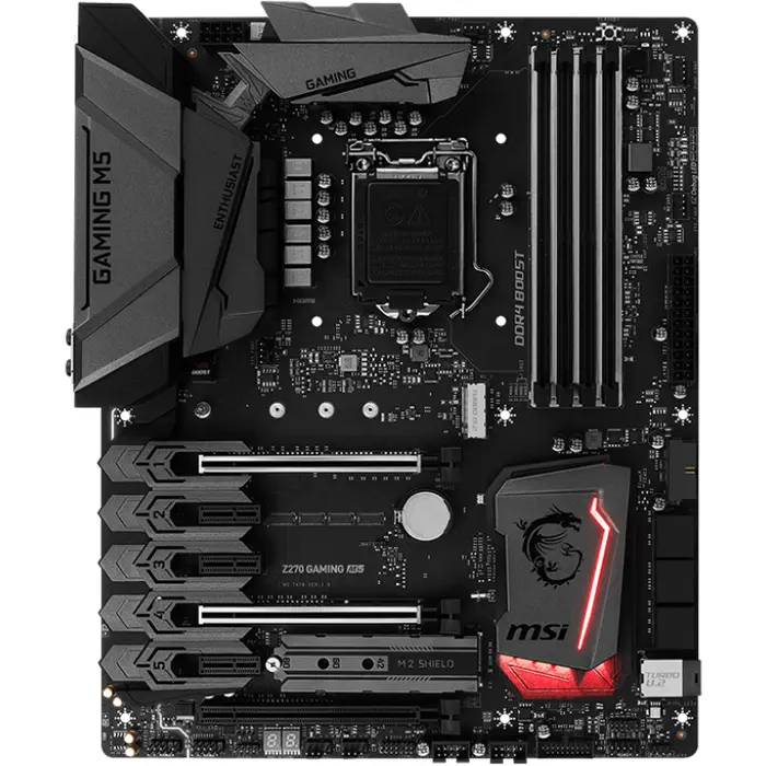 Msi Z270 Gaming M5 Intel Z270 Soket 1151 DDR4 3800(OC)MHz ATX Gaming Anakart