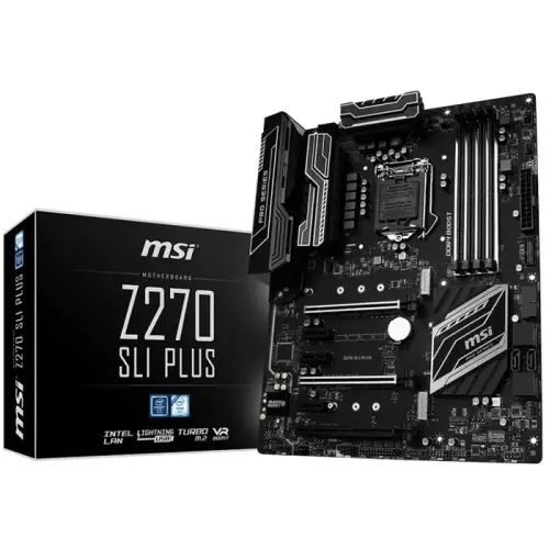 Msi Z270 SLI Plus Intel Z270 Soket LGA1151 DDR4 3800(O.C.)MHz ATX Gaming(Oyuncu) Anakart