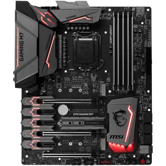MSI Z270 GAMING M7 Intel Z270 Soket 1151 DDR4 4133(OC)MHz ATX Gaming Anakart