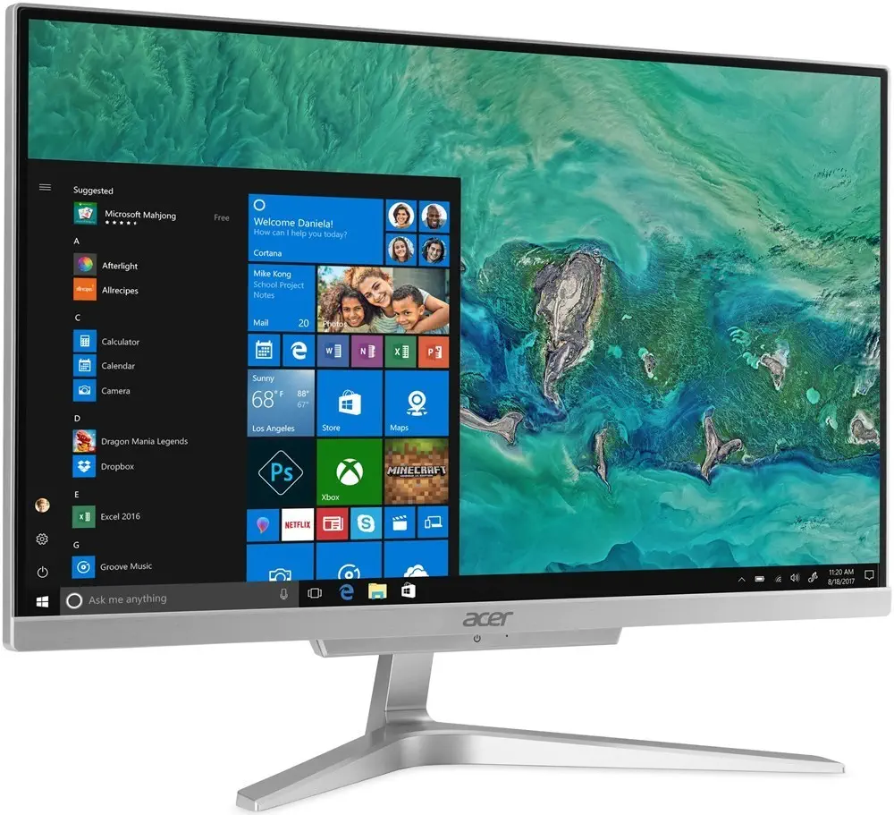 Acer C22-860 Intel Core i5-7200U 2.5 GHz 4GB 1TB 21.5″ Full HD FreeDOS All In One PC