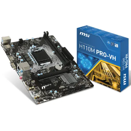 Msi H110M PRO-VH Intel H110 Soket 1151 DDR4 2133MHz mATX Anakart