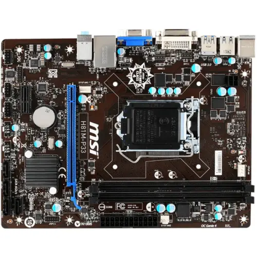 Msi H81M-P33 Intel H81 Express Soket 1150 DDR3 1600MHz mATX Anakart