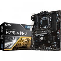 MSI H270-A Pro Intel H270 Soket 1151 DDR4 2400MHz DDR4 ATX Gaming(Oyuncu) Anakart