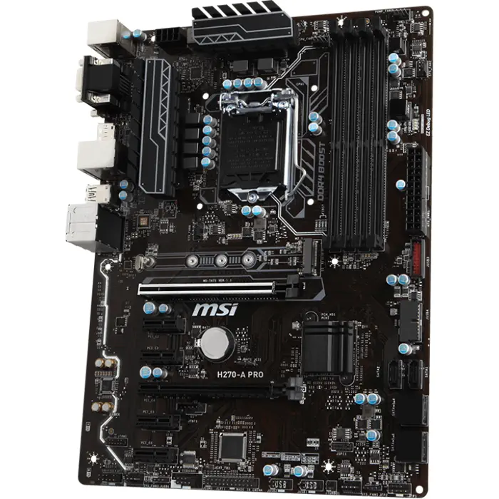 MSI H270-A Pro Intel H270 Soket 1151 DDR4 2400MHz DDR4 ATX Gaming(Oyuncu) Anakart